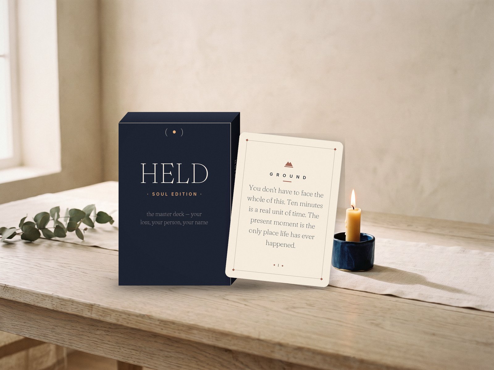 SOUL — the personalized memorial deck